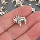 Buffalo Bison Charms silver metal chs8665