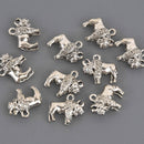 Buffalo Bison Charms silver metal chs8665
