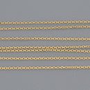 1 yard Dainty Stainless Steel Chain, Gold Cable Chain, fch1331a