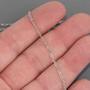 5 yards Stainless Steel Chain, oval links 2.2x1.7mm, fch1352b