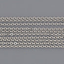 5 yards Stainless Steel Chain, oval links 2.6x2.1mm, fch1353b