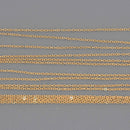 5 yards Gold Stainless Steel Chain, oval links 1.3x1mm, fch1356b