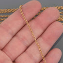 5 yards Gold Stainless Steel Chain, oval links 3x2.5mm, fch1360b