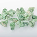 Druzy Quartz Nugget Beads, gemstone Titanium Coated Crystal DRUZY AGATE Geode Beads, Kelly Green, half strand, gdz0020