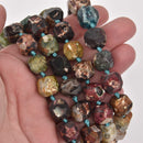 12mm Agate Gemstone Beads, Nugget, full strand, gem0874