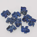 Lapis Lazuli Elephant Bead, Gemstone, 24x19mm, gem0879