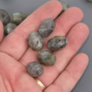 16mm LABRADORITE Gemstone Beads, Faceted Nugget, 15.5"strand, gem0910