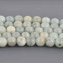 10mm AMAZONITE Round Gemstone Beads, Smooth, 7.5" strand, gem0942