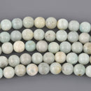 10mm AMAZONITE Round Gemstone Beads, Smooth, 7.5" strand, gem0942