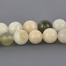 8mm Burma Jade Round Gemstone Beads, 8" strand, gem0954