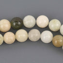 8mm Burma Jade Round Gemstone Beads, 8" strand, gem0954