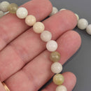 8mm Burma Jade Round Gemstone Beads, 8" strand, gem0954