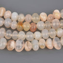 8mm-12mm Cherry Agate Pebble Gemstone Beads, 8" strand, gem0960