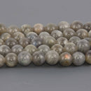 8mm Labradorite Round Gemstone Beads, 7.5" strand, gem0969