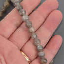 8mm Labradorite Round Gemstone Beads, 7.5" strand, gem0969