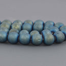6mm Druzy Quartz Gemstone Beads, matte round smooth, 15.25" strand, gem0977