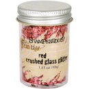 RED Crushed Glass Glitter, Stampendous Frantage, 1.4 oz. jar, for ICE Resin, Papercrafts, Scrapbook Embellishment, Mixed Media, cft0036