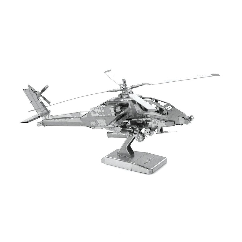 Metal Earth AH-64 Apache Helicopter Model Kit, kit0296