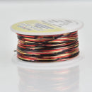 20ga Multicolor Craft Wire, Red Gold Black, Copper Base, 4 yds, wir0174