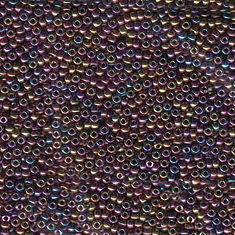 Size 11/0 Miyuki Round Seed Beads, Metallic Purple Gold Iris 11-9188, 24 grams, bsd0503