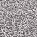 Size 11/0 Miyuki Round Seed Beads, Frosted Palest Gray 11-92026 8.5 grams, bsd0633