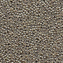 Size 15/0 Miyuki Round Seed Beads, Duracoat Galvanized Lt Smoky Pewter 15-94221, 8.2 grams, bsd0521