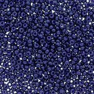 Size 15/0 Miyuki Round Seed Beads, Duracoat Opaque Dark Navy Blue 15-94494, 8.2 grams, bsd0668