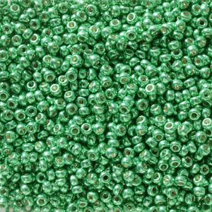 Size 11/0 Miyuki Round Seed Beads, Galvanized Dark MintGreen 11-95105, 24 grams, bsd0650