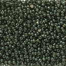 Size 11/0 Miyuki Round Seed Beads, Black Moss 11-95107, 24 grams, bsd0651