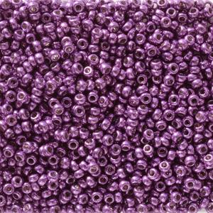 Size 11/0 Miyuki Round Seed Beads, Purple Orchid Duracoat 11-95108, 24 grams, bsd0765