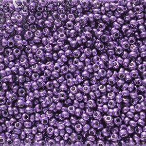 Size 11/0 Miyuki Round Seed Beads, Purple Dark Lilac Night Duracoat 11-95109, 24 grams, bsd0758