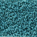 Size 11/0 Miyuki Round Seed Beads, Capri Blue Duracoat 11-95113, 24 grams, bsd0757