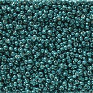 Size 11/0 Miyuki Round Seed Beads, Posedion Blue Duracoat 11-95115, 24 grams, bsd0755