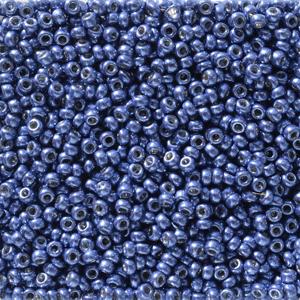 Size 11/0 Miyuki Round Seed Beads, Mermaid Blue Duracoat 11-95117, 24 grams, bsd0761