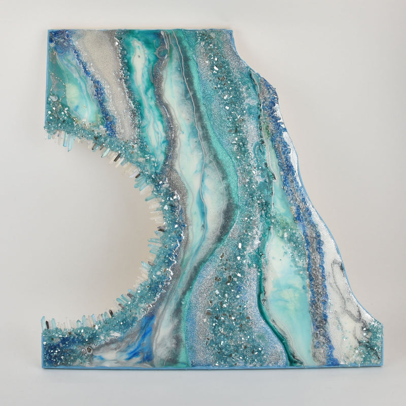 Resin Geode Wall Art, Saturday 2/29/20, 10am-6pm Class 140