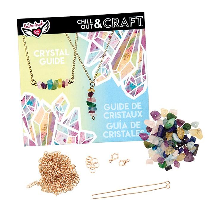 Crystal Gemstone Necklace Kit, Fashion Angels, Chill Out & Craft kit0347