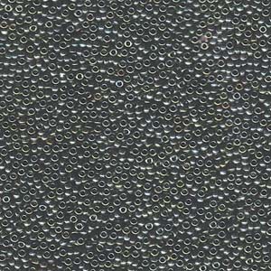 Size 15/0 Miyuki Round Seed Beads, Galvanized Gray Luster 15-91865, 8.2 grams, bsd0644
