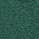 Size 15/0 Miyuki Round Seed Beads, Matte Metallic Teal Iris 15-92066, 8.2 grams, bsd0667