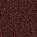 Size 15/0 Miyuki Round Seed Beads, Garnet Gold Luster 15-9304, 8.2 grams, bsd0260