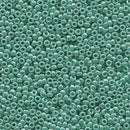 Size 15/0 Miyuki Round Seed Beads, Opaque Luster Teal 15-9435, 8.2 grams, bsd0584