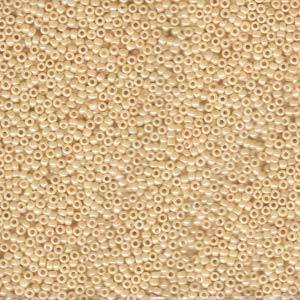 Size 15/0 Miyuki Round Seed Beads, Ceylon Beige 15-9593, 8.2 grams, bsd0682