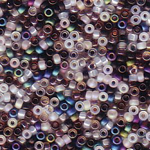 Size 15/0 Miyuki Round Seed Beads, Pebblestone Mix 15-9MIX10, 8.2 grams, bsd0660