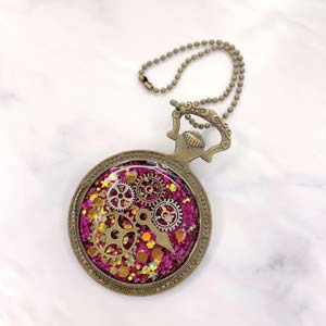 Steampunk Watch Resin Jewelry Kit, kit0517