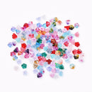 25 Czech Glass Flower Beads, 6.5mm, Mixed Colors, bgl2069