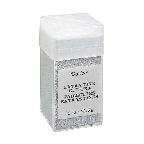 Silver Extra Fine Glitter, 1.5 oz, cft0166