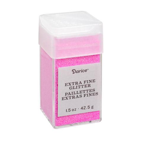 Bubblegum Pink Extra Fine Glitter, 1.5 oz, cft0156