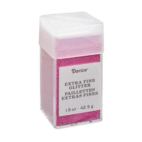 Raspberry Pink Extra Fine Glitter, 1.5 oz, cft0159