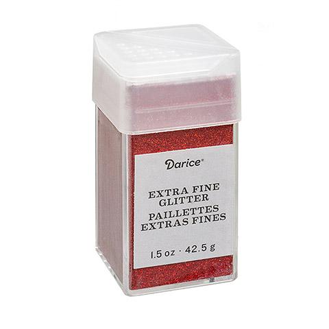 Cherry Red Extra Fine Glitter, 1.5 oz, cft0173