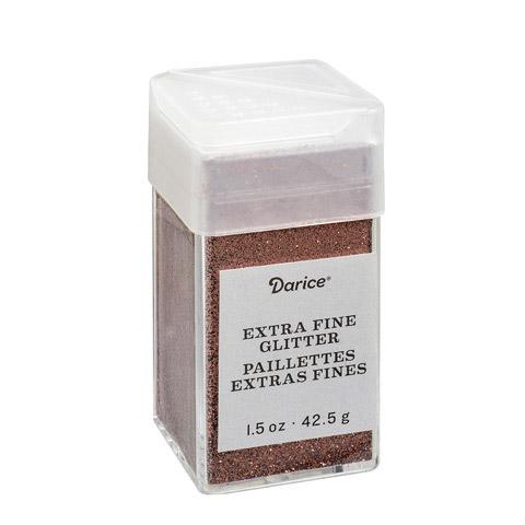 Chestnut Brown Extra Fine Glitter, 1.5 oz, cft0170