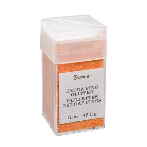 Pumpkin Orange Iridescent Extra Fine Glitter, 1.5 oz, cft0171